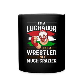 Lutte mexicaine lucha libre mask - Mug uni - noir - Devant