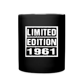 Edition Limitée 1961 Anniversaire 1961 Vintage Rétro - Mug uni - noir - Devant