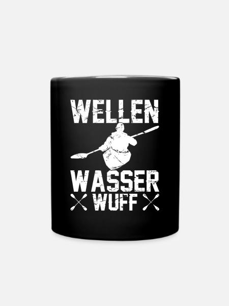 Kajak Paddeln Kajakfahrer Paddler Kajakfahrer - Tasse einfarbig - Schwarz