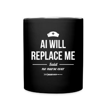 Medical assistant Nurse RN - Full Colour Mug - black - Front