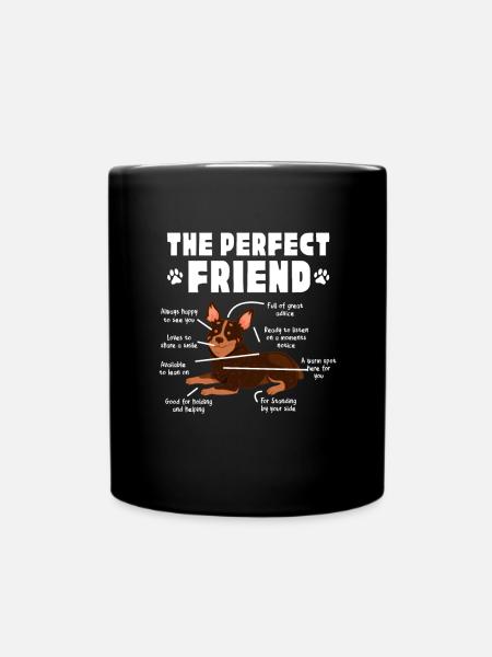 Australian Cattle Dog Hund Hunde Geschenk - Tasse einfarbig - Schwarz