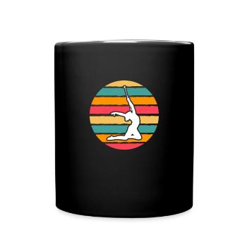 Baton Twirling Gymnastics Gymnastics Gift - Full Colour Mug - black - Front