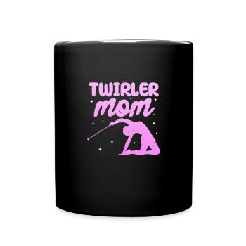 Baton Twirling Gymnastics Gymnastics Gift - Full Colour Mug - black - Front