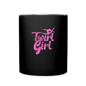Baton Twirling - Full Colour Mug - black - Front