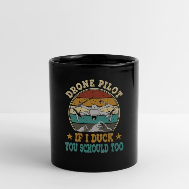 Drones Drone Drone Pilot FPV Quadcopter Full Colour Mug