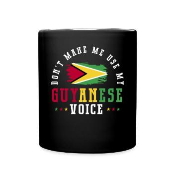Guyana Flag Guyanese Guyana - Full Colour Mug - black - Front