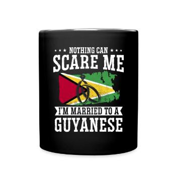 Guyana Flag Guyanese Guyana - Full Colour Mug - black - Front