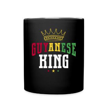 Guyana Flag Guyanese Guyana - Full Colour Mug - black - Front