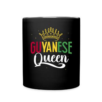 Guyana Flag Guyanese Guyana - Full Colour Mug - black - Front