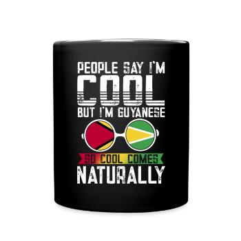Guyana Flag Guyanese Guyana - Full Colour Mug - black - Front