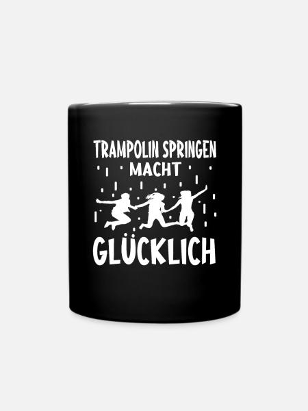 Trampolin springen Outdoor Indoor - Tasse einfarbig - Schwarz