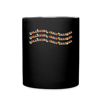 Suivre les changements de Jésus - Mug uni - noir - Devant