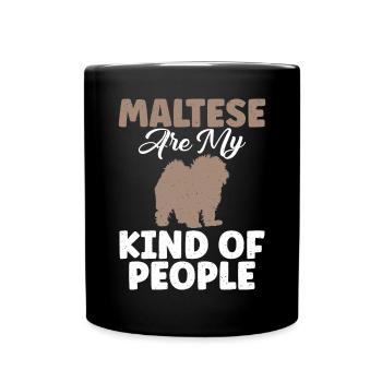 Cadeaux de propriétaire maltais - Mug uni - noir - Devant