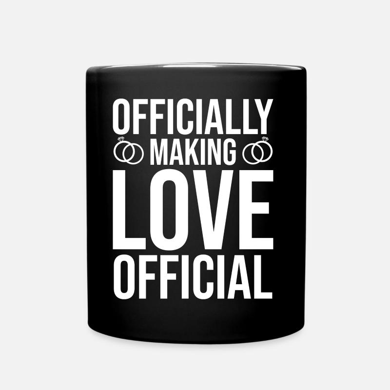 Hochzeit Geschenk Trauungsleiter Priester Pfarrer - Tasse einfarbig - Schwarz