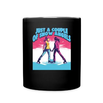 Patineur sur glace Patinage sur glace Patinage sur glace - Mug uni - noir - Devant