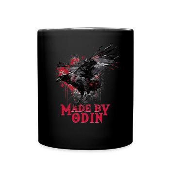Made by odin Wikinger Kultur - Tasse einfarbig - Schwarz - Vorne