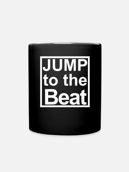 Jump to the Beat - Tasse einfarbig - Schwarz