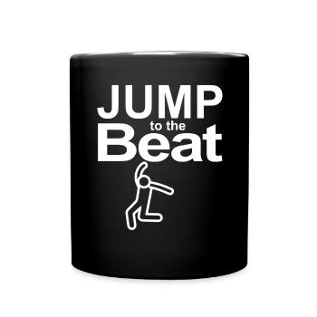 Jump to the Beat - Full Colour Mug - black - Front