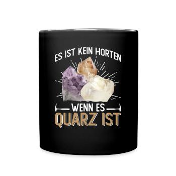 Geologe Steinsammler Steine Geologie Spruch - Tasse einfarbig - Schwarz - Vorne