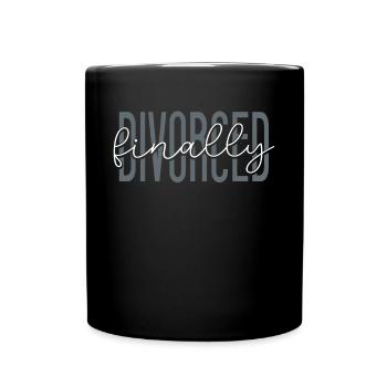 Happy Divorce Party divorcé - Mug uni - noir - Devant