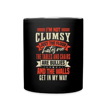 Les gens maladroits Sarcasme Humour - Mug uni - noir - Devant