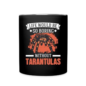 Tarantula Gift Spider Tarantula - Full Colour Mug - black - Front