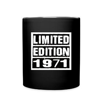 Edition Limitée 1971 Anniversaire 1971 Vintage Rétro - Mug uni - noir - Devant