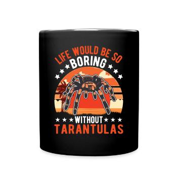 Tarantula Gift Spider Tarantula - Full Colour Mug - black - Front
