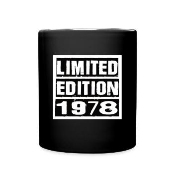 Edition Limitée 1978 Anniversaire 1978 Vintage Rétro - Mug uni - noir - Devant
