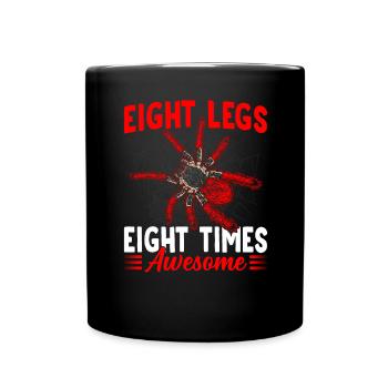 Huit fois Ingenious Tarantula Owner Pet Spider - Mug uni - noir - Devant