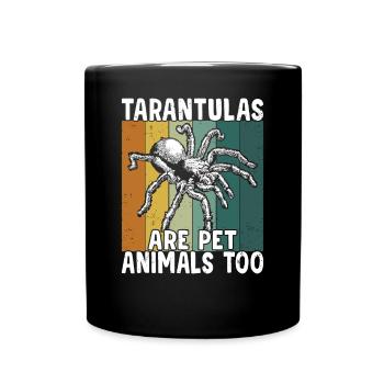 Tarentules, animaux domestiques, propriétaires d’araignées - Mug uni - noir - Devant
