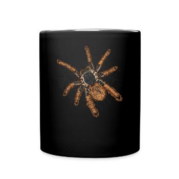 Retro Tarantula Owner Pet Spider - Full Colour Mug - black - Front