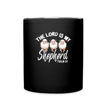 Bible Bible Versets chrétiens Don de Jésus - Mug uni - noir - Devant