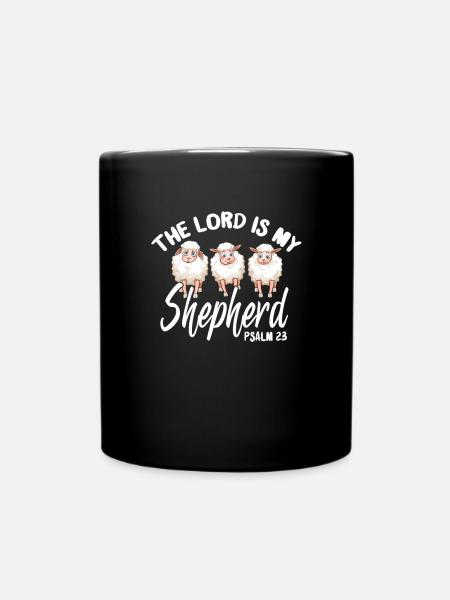Bibel Bibelvers Christliche Sprüche Jesus Geschenk - Tasse einfarbig - Schwarz