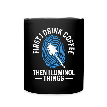 Drôle de scientifique médico-légal - Mug uni - noir - Devant