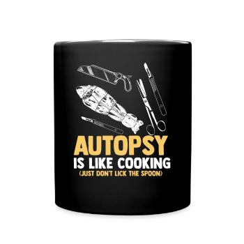 Drôle de coroner - Mug uni - noir - Devant