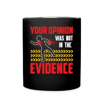 Drôle de scientifique médico-légal - Mug uni - noir - Devant