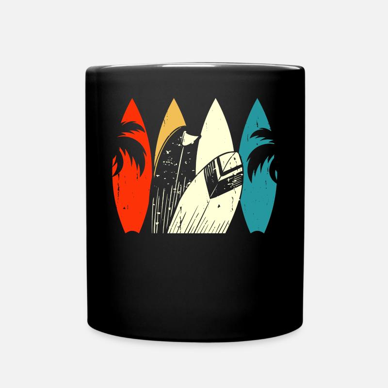 Surfeur - Mug uni - noir