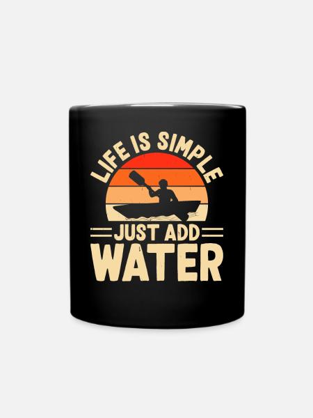Kayak Kayaker Kayaker - Full Colour Mug - black