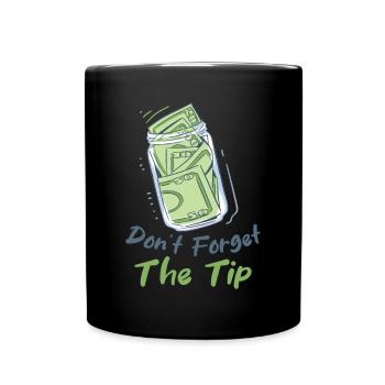 Barkeeper Mixologe Alkohol Getränke Barmann - Tasse einfarbig - Schwarz - Vorne