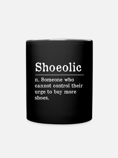 Schuhmacher Schuhsammler Sneaker-Süchtiger - Tasse einfarbig - Schwarz