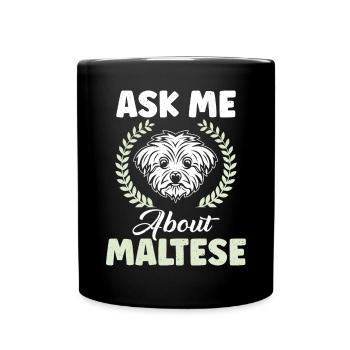 Cadeaux de propriétaire maltais - Mug uni - noir - Devant