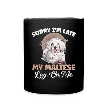 Maltese Owner Gifts - Tasse einfarbig - Schwarz - Vorne