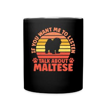 Cadeaux de propriétaire maltais - Mug uni - noir - Devant