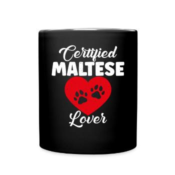 Cadeaux de propriétaire maltais - Mug uni - noir - Devant