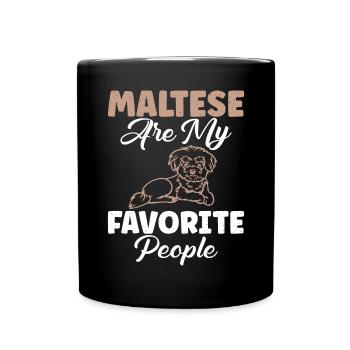 Cadeaux de propriétaire maltais - Mug uni - noir - Devant