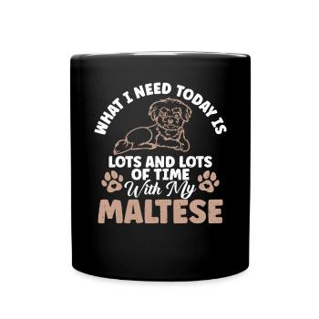 Cadeaux de propriétaire maltais - Mug uni - noir - Devant