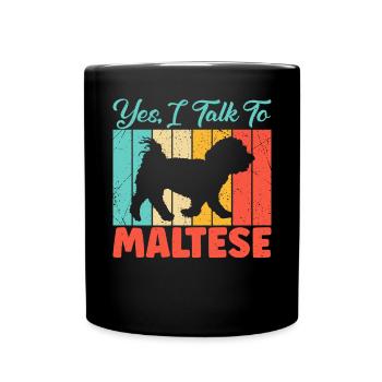 Cadeaux de propriétaire maltais - Mug uni - noir - Devant
