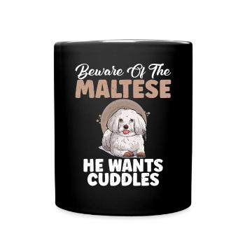 Cadeaux de propriétaire maltais - Mug uni - noir - Devant