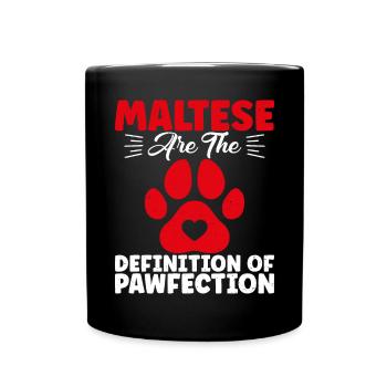 Maltese Owner Gifts - Tasse einfarbig - Schwarz - Vorne